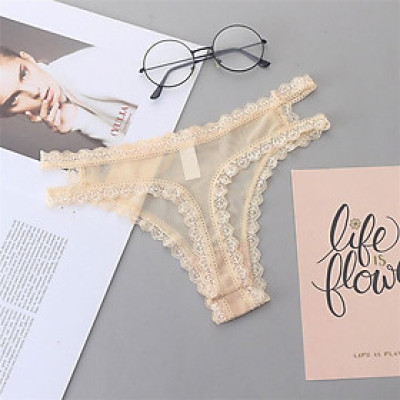 Quần Lót Lưới Thong Châu Âu Kiểu Dáng Sexy Ren WL20