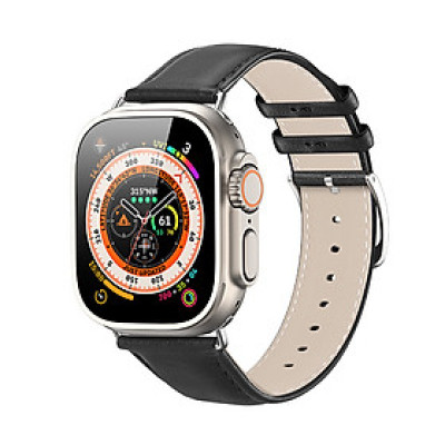 Dây đeo da chống nước Dux Ducis YS Series cho Apple Watch Ultra 2 / 1, Apple Watch Series 9-1/SE/SE 2022_ Hàng chính hãng