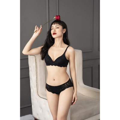 Áo Lót Nữ Không Gọng Cao Cấp LUPERI Đệm Mỏng Có Lớp Lưới Thông Thoáng Nâng Ngực Hiệu Quả LU3AL835