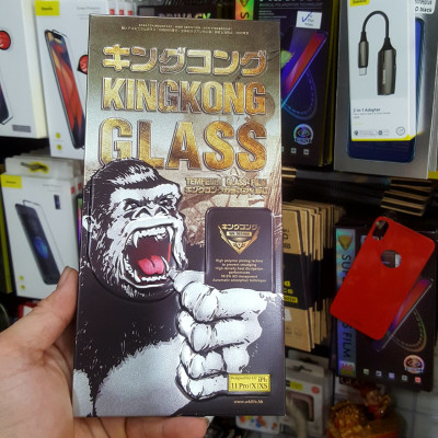 Miếng dán cường lực màn hình cho iPhone Xs Max / 11 Pro Max (6.5") hiệu Kingkong chuẩn 9H - Hàng nhập khẩu