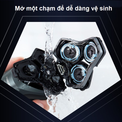 Máy cạo râu khô và ướt cao cấp thương hiệu Philips SkinIQ Series 5000 S5831/01 và S5832/01 - HÀNG NHẬP KHẨU