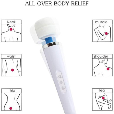 Máy Mát Xa HV280 Không Dây Pin Sạc 100% Seal Chính Hãng, Máy Massage HV280 Maggic Wand 10 Kiểu Tốc Độ Mạnh Mẽ Bản Nâng Cấp