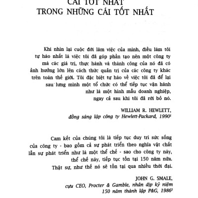 Xây Dựng Để Trường Tồn - Các Thói Quen Thành Công Của Những Tập Đoàn Vĩ Đại Và Hàng Đầu Thế Giới (Tái Bản 2022)