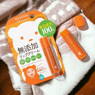 Kem Dưỡng Chống Nứt Nẻ Môi Dành Cho Bé Từ 06 Tháng Tuổi Và Da Nhạy Cảm Kissme Mommy Lip Cream N (2.5 G)