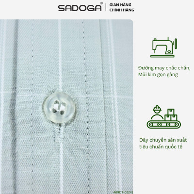 Áo Sơ Mi Nam Dài Tay Dáng Regular Fit, Chất Liệu Bamboo Cao Cấp C2241