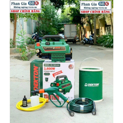 Máy Rửa Xe Dekton DK-CWR2801 - Công Suất 2800W - Có Chỉnh Áp