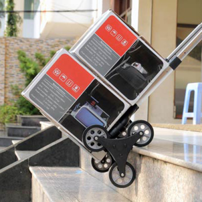 Xe Kéo Đẩy Leo Cầu Thang 6 Bánh Rút Gọn ADVINDEQ TL-35/70 (35kg) - Hàng Chính Hãng