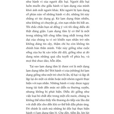 Thao Túng Tâm Lý - Nhận Diện, Thức Tỉnh Và Chữa Lành Những Tổn Thương Tiềm Ẩn - 1980