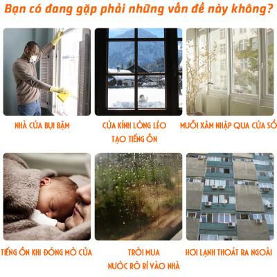 Ron Sợi Chân Cửa Khung Cửa 5*9mm - 9*9mm - 15*9mm - 23*9mm Ngăn Bụi Côn Trùng Chống Ồn Legaxi