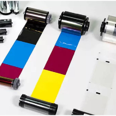 Ruy băng mực màu YMCKO máy in thẻ nhựa SOLID 310/510 series - 250 lần in/cuộn - In được 125 thẻ in màu 2 mặt - Màu in sắc nét - Công nghệ thẩm thấu thăng hoa cao cấp - Hàng chính hãng