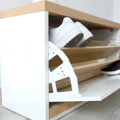 TỦ GIÀY THÔNG MINH 1S GỖ MDF HUCHU để giày tiện lợi cánh lật thông minh