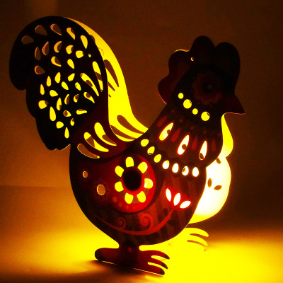 Lồng đèn trung thu Happy KiBu - Lồng đèn sáng tạo, Ánh sáng đêm trăng hình Gà