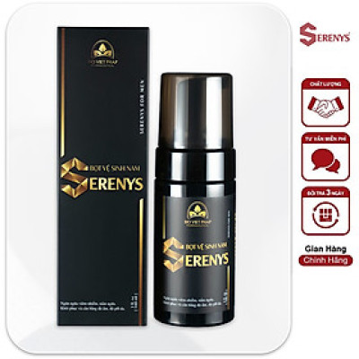 Combo 2 chai bọt vệ sinh khử, ngăn ngừa nấm ngứa nam giới Serenys 100ml