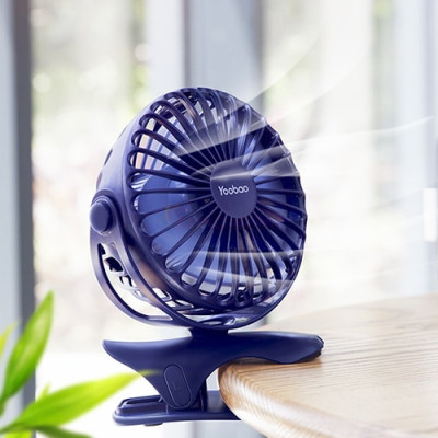 Quạt kẹp mini để bàn Yoobao 2500/6400mAh Y-F04 - Hàng chính hãng