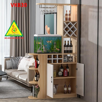 Quầy bar mini, Bàn bar, kệ rượu chia không gian VKB30 - Nội thất lắp ráp Viễn Đông ADV