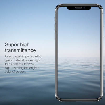Miếng dán kinh cường lực dành cho iPhone XS MAX Nillkin (độ cứng 9H, mỏng 0.3mm, chống dầu, hạn chế vân tay) - Hàng chính hãng