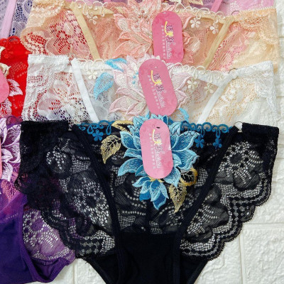 Sét 10 quần lót Cotton ren hoa cao cấp MQ 816