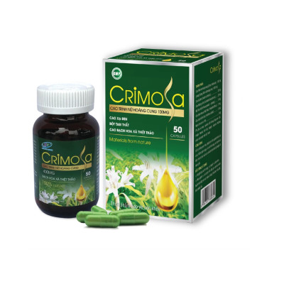 VIÊN UỐNG TRINH NỮ HOÀNG CUNG CRIMOSA – NGĂN NGỪA U XƠ TỬ CUNG, BUỒNG TRỨNG - PHÌ ĐẠI TUYẾN TIỀN LIỆT - GIẢM KÍCH THƯỚC CÁC KHỐI U - LỌ 50 VIÊN