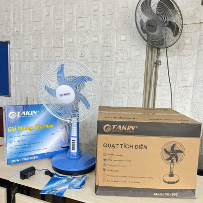 Quạt Tích Điện TAKIN TK-566 - Hàng Chính Hãng