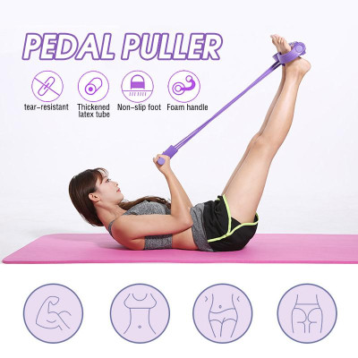 Dây Tập Bụng,Dây Kéo Đàn Hồi Kháng Lực  Ống Cao Su, Dây Kéo Tập Gym,Dây Đa Năng Tập Bụng, Thể Dục