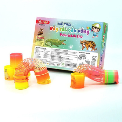 Đồ Chơi DUKA: 24 Lò Xo Bảy Sắc Cầu Vồng - Vườn Bách Thú - DK81317