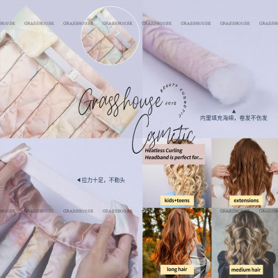 Lô Cuốn Tóc Không Nhiệt MEDUSA Chất Liệu Lụa Tô Châu An Toàn Cho Tóc