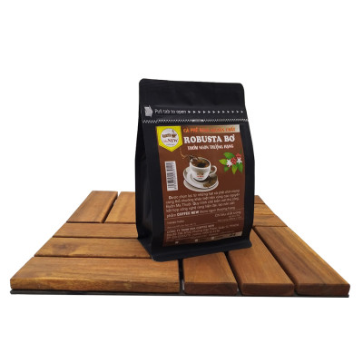 Cà Phê ROBUSTA BƠ - (Gói 250g) - Chuyên Pha Phin - Hậu Đậm, Vị Đắng Mạnh Mẽ, Hương Bơ - Coffee New