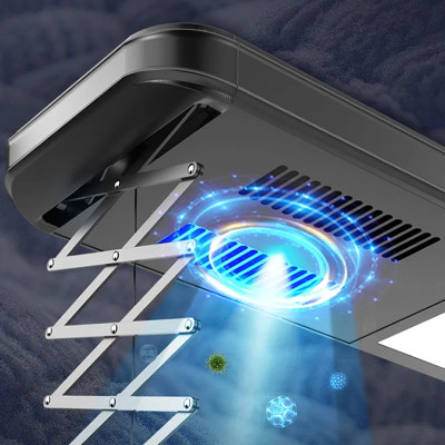 Giàn phơi thông minh ( khử trùng và làm khô quần áo)