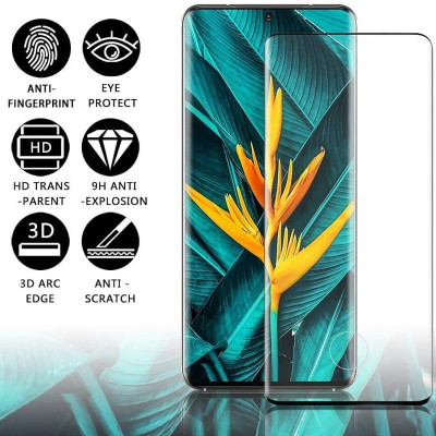 Miếng dán kính cường lực 3D cho Samsung Galaxy S23 / Galaxy S23 Ultra / Galaxy S23 Plus / Galaxy S23+ hiệu Kuzoom Protective Glass - mỏng 0.3mm, vát cạnh 2.5D, độ cứng 9H, viền cứng mỏng - Hàng nhập khẩu