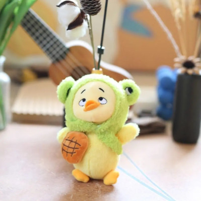 Thú nhồi bông vịt mặt quạo ngộ nghĩnh - Size 22cm - Quà tặng gấu bông Upsetduck êm mịn cho bé.