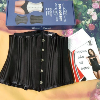 Đai nịt bụng Corset (gen siết giảm eo) 24 xương thép đơn Italy