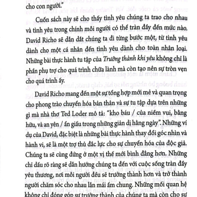 Trưởng Thành Khi Yêu