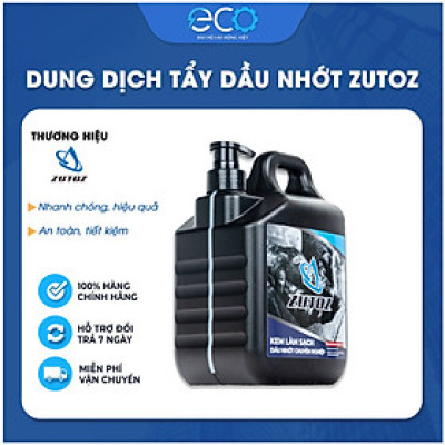 Dung dịch rửa tay ZUTOZ 2 Lít – Tẩy dầu nhớt, mỡ nặng – Dùng garage cơ Khí – bảo vệ da tay