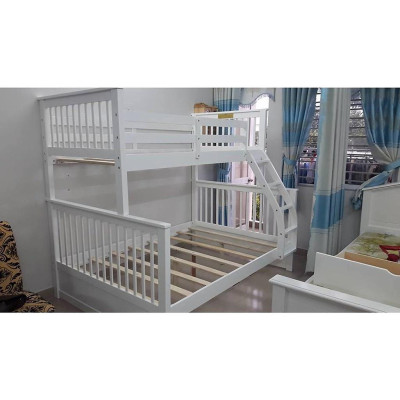 Giường 2 Tầng Gỗ Tự Nhiên 1m4-1m BÌNH LONG 228 (Trắng)