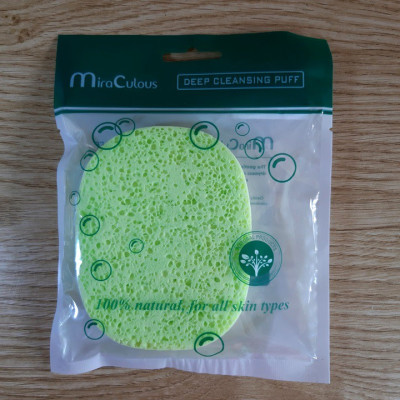 Bông bọt biển tẩy tế bào chết Miraculous xanh tặng kèm móc khoá