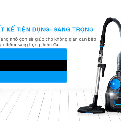 Máy Hút Bụi Philips FC9350 (1800W) - Đen - Hàng nhập khẩu