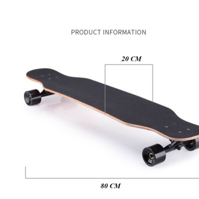 Ván trượt Phát Sáng Dài 80*20cm Thể Thao Mặt Nhám Mẫu LONGBOARD Cao Cấp 