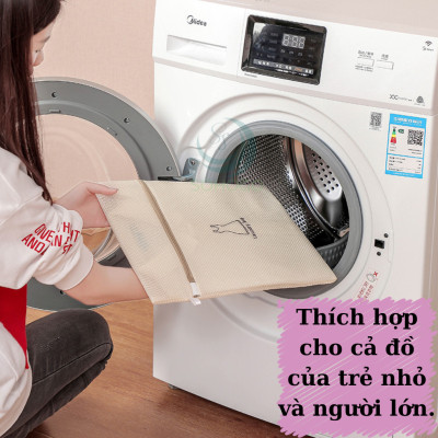 Set 7 Túi Lưới Giặt Quần Áo Cao Cấp – Bảo Vệ Vải, Giữ Form Chuẩn Bộ 7 Túi Giặt Bảo Vệ Quần Áo – Vải Lưới 3 Lớp, Khóa Kéo Chắc Chắn Bộ Túi Giặt Đa Năng – Bảo Quản Quần Áo Trong Máy Giặt