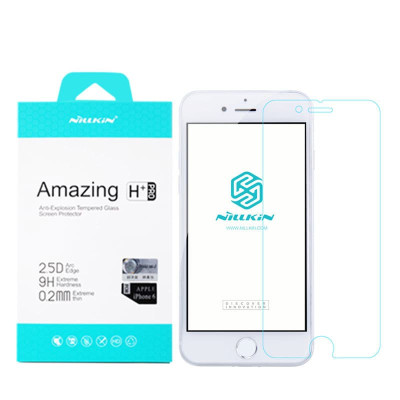 Miếng dán màn hình cường lực iPhone 7 / iPhone 8 chính hãng Nillkin H+ Pro mỏng 0.2 mm mặt kính vát 2.5D - Sản phẩm chính hãng