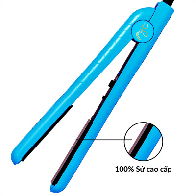Máy Duỗi Tóc Nhiệt Hồng Ngoại Xa PYT Ceramic Styling Tool (Duỗi Và Uốn 2in1) - Chất Liệu Sứ Bọc Tourmaline - Màu Xanh Ngọc