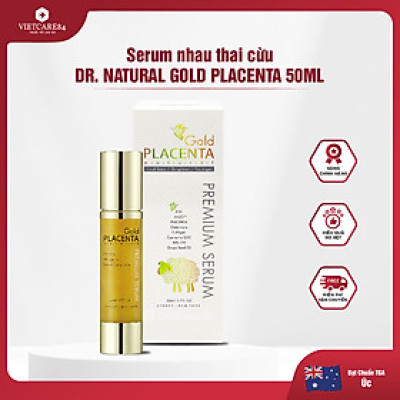 Serum Vàng Dr Natural Astragrace Gold Placenta Premium 50ml | Giúp Trắng Da, Ngăn Ngừa Lão Hóa - Nhập Khẩu Chính Hãng