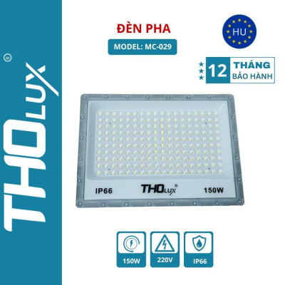 Đèn pha MC-029 Tholux 150W. Đèn led LED ngoài trời, siêu sáng