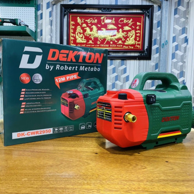 MÁY XỊT RỬA XE CHỈNH ÁP 2950W DEKTON DK-CWR2950 (TẶNG 5M DÂY CẤP NƯỚC TOLSEN 57211)