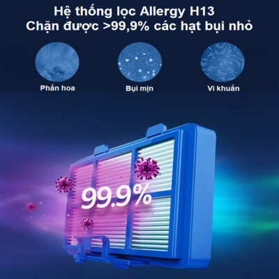 Máy hút bụi không túi PowerPro Compact. Thương hiệu Hà Lan cao cấp Philips - FC9351/82. Hàng chính hãng bảo hành 2 năm