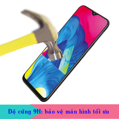 Kính Cường Lực cho Samsung Galaxy M10 - Full màn hình - Màu Đen - Hàng Chính Hãng