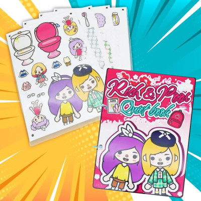 Đồ Chơi Bóc Dán - Rick & Poor Quiet Book - Obia