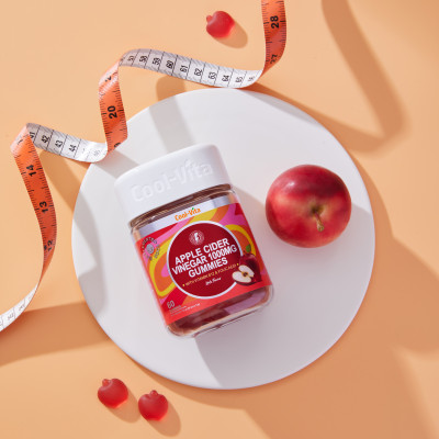 Combo 4 Hộp Kẹo Dẻo Giấm Táo Vitamin B12 Hỗ Trợ Tiêu Hóa Coolvita, Tăng Cường Miễn Dịch (60 viên x 3g)/hộp