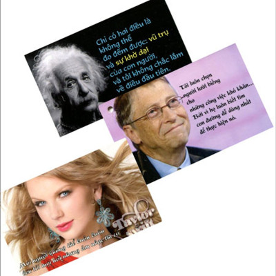 Vĩ Đại Nhờ Tôi Luyện Mà Thành Tặng Kèm Postcard Những Câu Nói Của Người Nổi tiếng
