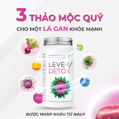 Thực phẩm bảo vệ sức khỏe Lever/Detox - Lọ 108 viên