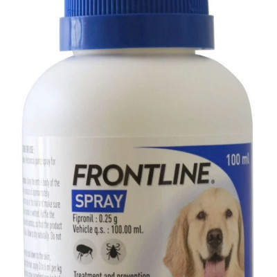 Xịt ve rận FRONTLINE SPRAY- Phòng và Diệt Ve Rận, Bọ Chét cho Chó Mèo (100ml)